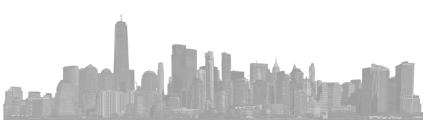 Grey New York City skyline