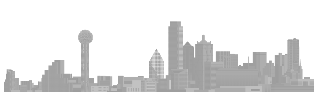Lanscape background of a skyline in grey.