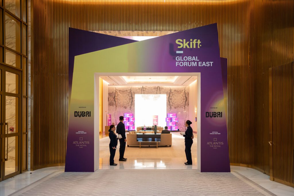 Skift Global Forum East Reception desk